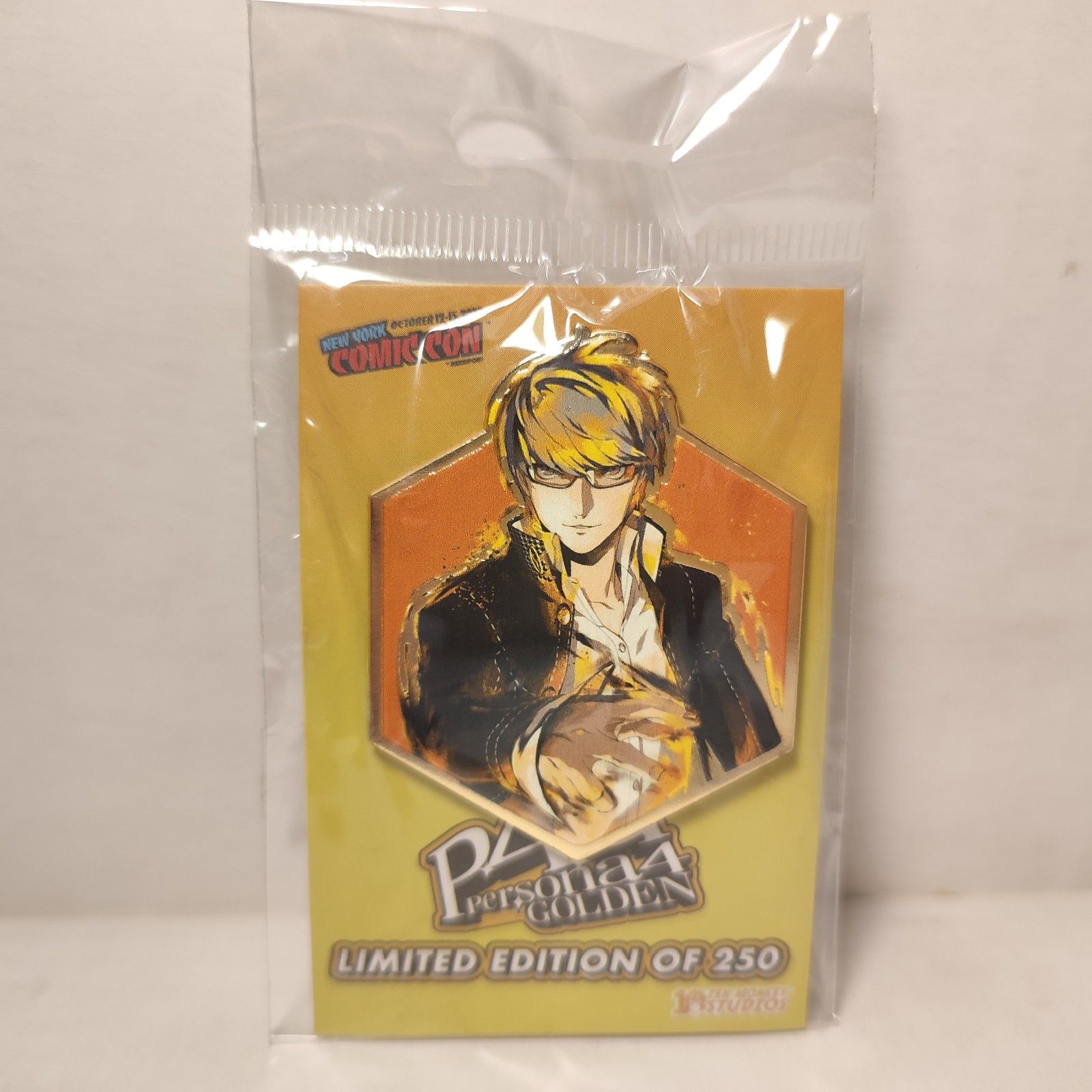 Persona 4 Golden Yu Narukami Painterly Series Enamel Pin Official P4g Badge